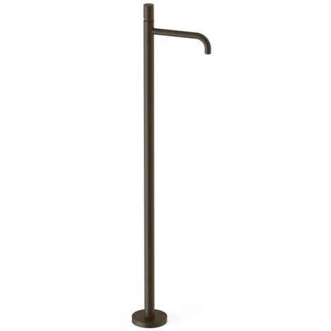 Mitigeur sur pied pour lavabo1 colonne verticale d’alimentation Noir bronze - TRES 26285306KMB (1/2)