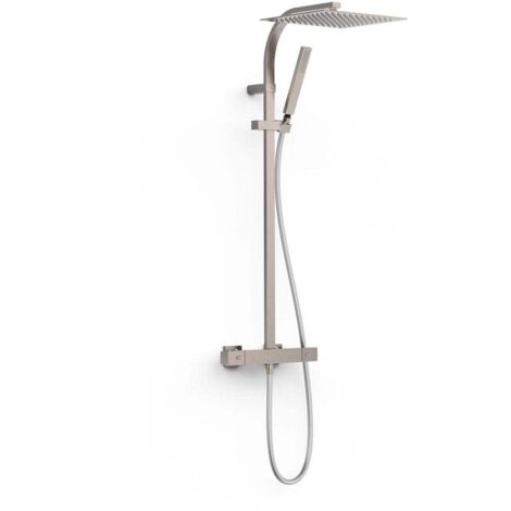 Ensemble de robinet thermostatique mural à 2 voies pour douche Acier - TRES 19039306AC (1/2)