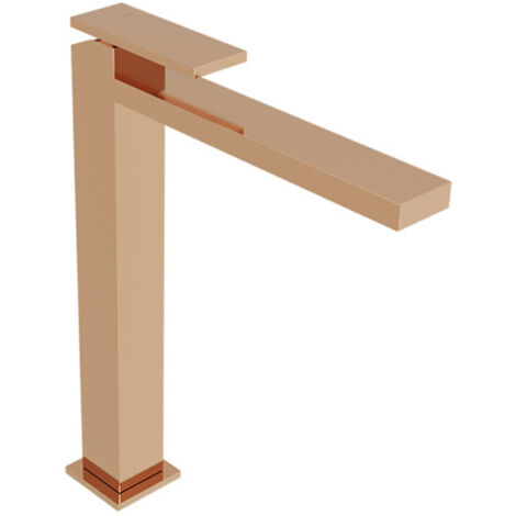 Mitigeur lavabo haut monotrou Or Rose Tabula - CRISTINA ONDYNA TA22246P (1/2)