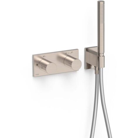 Robinet thermostatique encastré à 2 voies B-system. Acier - TRES 30735201AC (1/2)