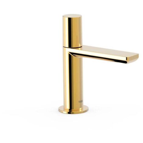 Robinet lavabo 1 seule eau ou prémélangeur - TRES 21150301OR (1/2)