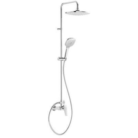 Ensemble mitigeur douche Douche fixe de 242x242 mm Chromé - TRES 21719101 (1/2)