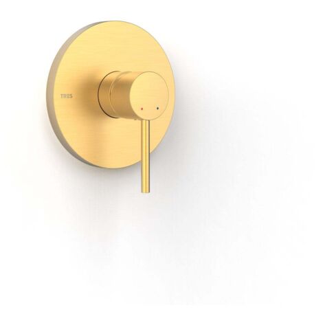 Pièce apparente pour boîtier encastré 1 voie Rapid-boxPièce apparente Or Mat 24K - TRES 26227810OM (1/2)