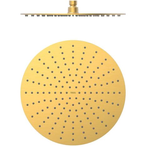 Pommeau de doucheExtra-fin Or Mat 24K - TRES 134315010OM (1/2)