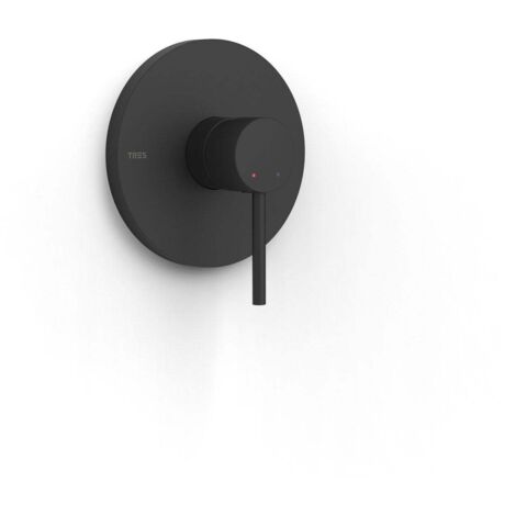 Pièce apparente pour boîtier encastré 1 voie Rapid-boxPièce apparente Noir mat - TRES 26227810NM (1/2)