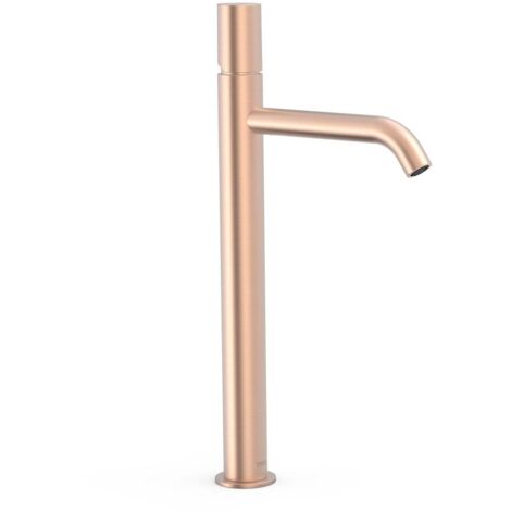Mitigeur XXL pour lavaboFlexibles d’alimentation G3/8. Or Rose Mat 24K - TRES 26130801OPM (1/2)