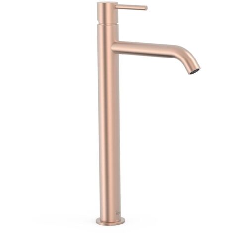 Mitigeur XXL pour lavaboFlexibles d’alimentation G3/8. Or Rose Mat 24K - TRES 26230801OPM (1/2)