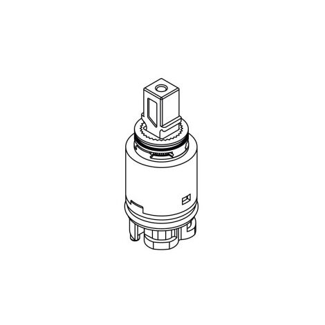 Cartouche thermostatique Ø 25 mm pour robinetterie – Compatible avec installations TRES – 9130190