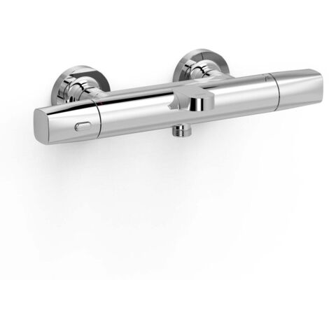 Robinet thermostatique mural pour baignoire et douche chromé - TRES 19017404 (1/2)