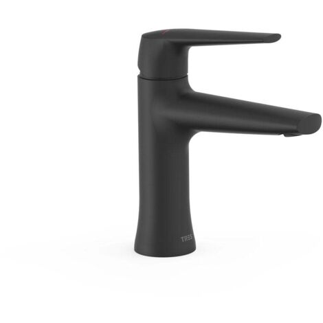 Mitigeur éco-efficace pour lavaboFlexibles d’alimentation G3/8. Noir mat - TRES 28110401NM (1/2)