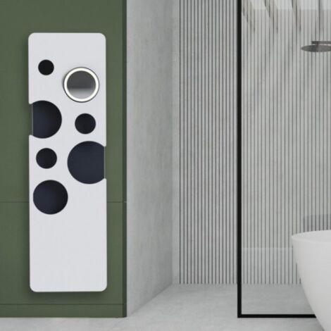 Noirot – Sèche-serviettes électrique chaleur douce 1500W avec soufflerie – Détection d'absence et fenêtre ouverte – Connecté Intuis pour confort optimal