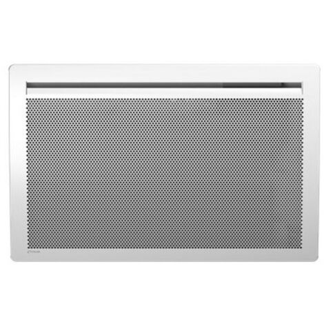 Intuis – Panneau rayonnant horizontal 1000W – Aluminium – Installation murale – Commande LCD avec 3 programmes – Détection fenêtre ouverte - M169113
