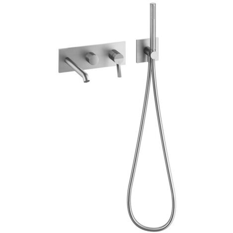 Mitigeur mural bain douche 2 sorties Inox Piega - CRISTINA ONDYNA PA10228
