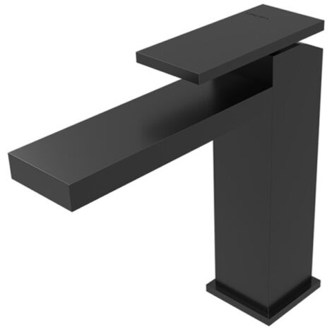 Mitigeur lavabo large Chromé Noir Brossé Tabula - CRISTINA ONDYNA TA26475 (1/2)