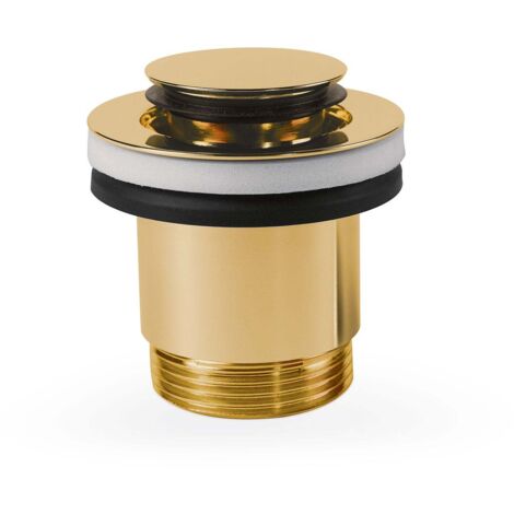 Bonde de lavabo diam.40 mm CLICK‑CLACK Doré - TRES 24284002OR (1/2)