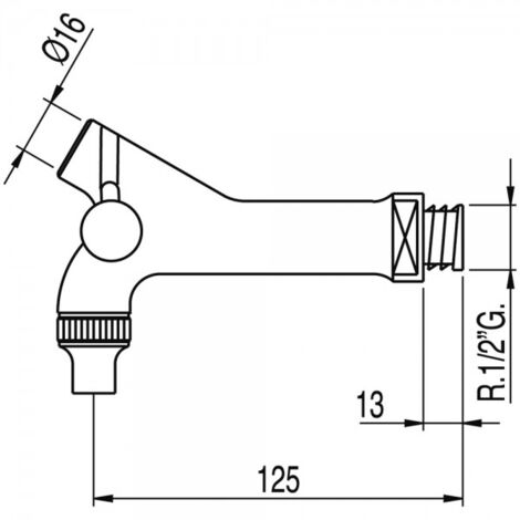Robinet vin Nº 2/N - TRES 002000 (1/2)