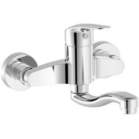 Go7007U Robinet Mural En Laiton Chromé Avec Bec Orientable Pour Eau