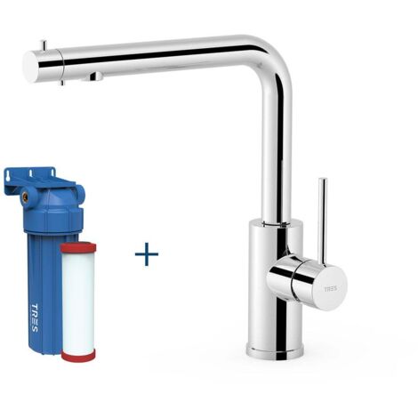 Mitigeur de cuisine 2 voies Chrome - TRES 23045403 (1/2)