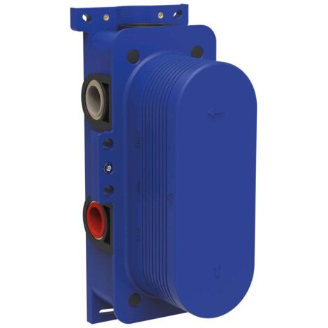 Boîtier encastré Therm-box 2 voies avec mitigeur thermostatique – Corps en ABS résistant à la corrosion – Débit 25 l/min – 20785001 – Tres Grifería
