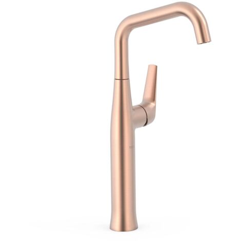 Mitigeur XXL avec manette latérale Or Rose Mat 24K - TRES 28184701OPM (1/2)