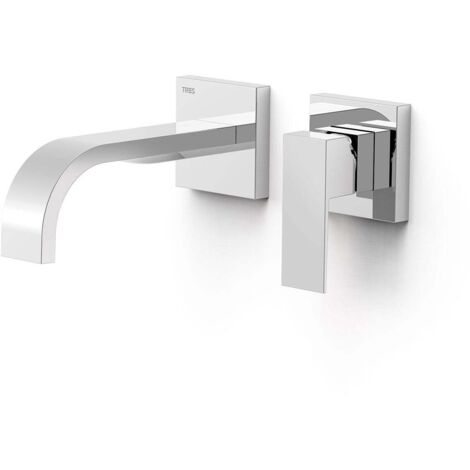 Façade mitigeur lavabo Chrome - TRES 00630021 (1/2)