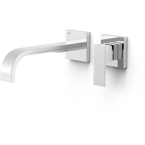 TRES 00630022 CUADRO Pieza Vista para Cuerpo Empotrado De Lavabo Color Cromo - ref: 630022 (1/2)