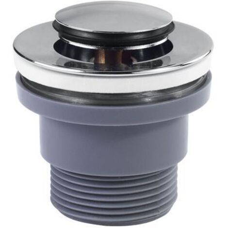 Bonde de lavabo avec trop‑plein diam 37 mm CLICK‑CLACK Chromé - TRES 134215026 (1/2)