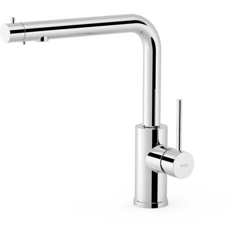 Mitigeur de cuisine 2 voies Chrome - TRES 23045303 (1/2)