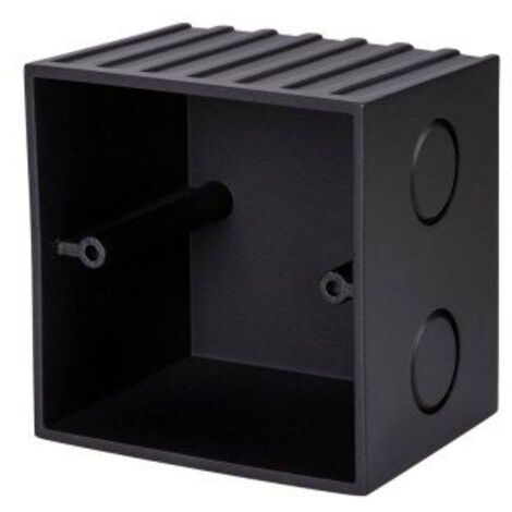 Boîte d'encastrement intérieure noire MOBALA - SLV 1002983 (1/2)