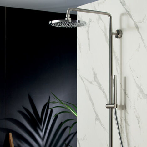 Colonne de douche thermostatique IX INOX - CRISTINA ONDYNA IX40528 (1/2)