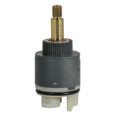 Tres – Cartouche distributrice 2 sorties thermo Ø 35 mm – Finition chromée pour espaces confinés – 9194283