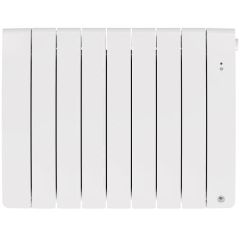 Thermor – Radiateur à inertie horizontal 2000W blanc brillant – Connecté avec Cozytouch – Largeur 1090mm – Hauteur 590mm – 493826