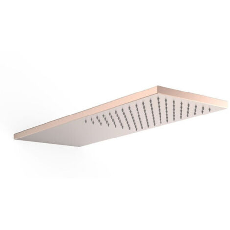Pommeau de douche mural Or Rose Mat 24K - TRES 29990302OPM (1/2)