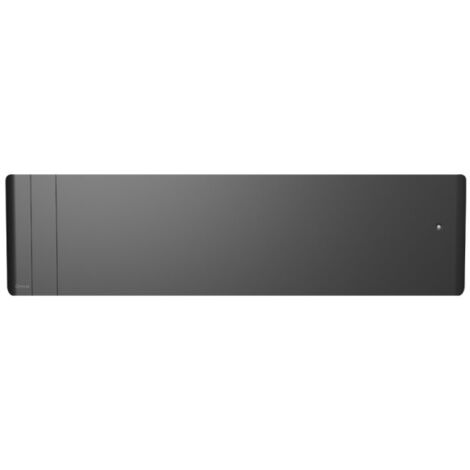 Radiateur électrique 750W inertie fonte CHAMANE Nativ Plinthe connecté Gris Anthracite - INTUIS M198422 (1/2)