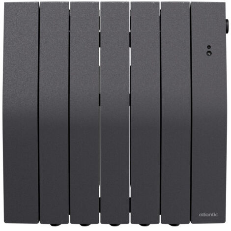 Atlantic – Radiateur à inertie horizontal 2000W gris étoilé – Connecté avec application Cozytouch – Pour espaces confinés – 500621 (1/5)