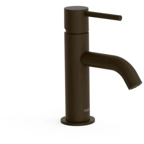 Lavabo mitigeur Noir Bronze STUDY - TRES 26290301KMB (1/2)