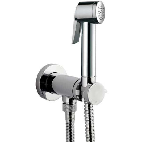 Kit mitigeur progressif WC, douchette et flexible 125 cm chromé Paloma-flat - Bossini E37011030 (1/2)