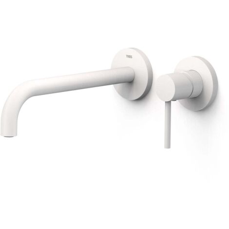 Façade mitigeur lavabo Blanc mat - TRES 26230022BM (1/2)