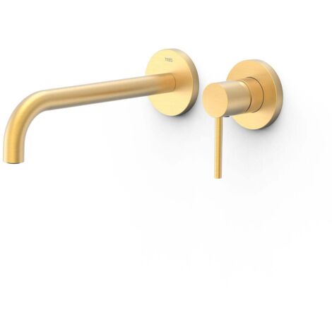 Façade mitigeur lavabo Or Mat 24K - TRES 26230022OM (1/2)