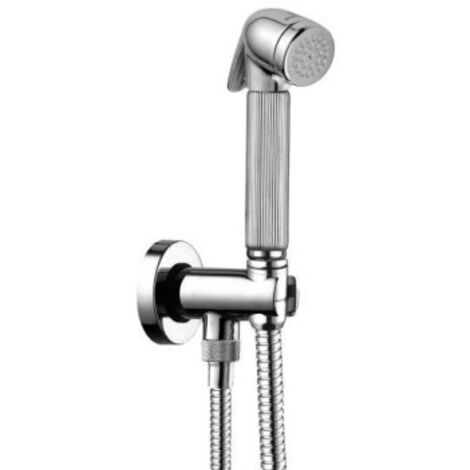 Ensemble WC avec flexible, support et douchette Chromé NIKITA - BOSSINI C690068030