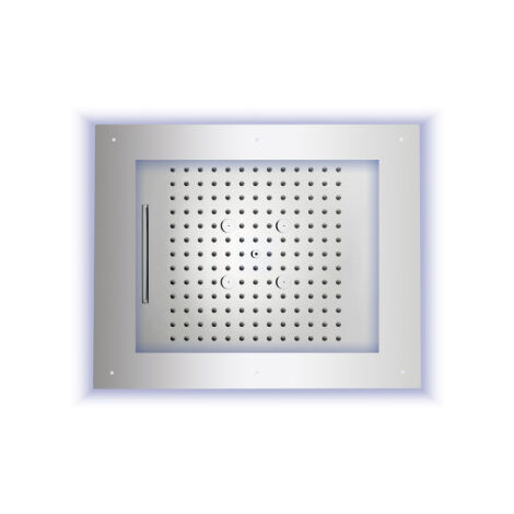Cadre rétrofit à LED chromothérapie bronze pour plafonds de douche - Bossini HI0930022 (1/2)