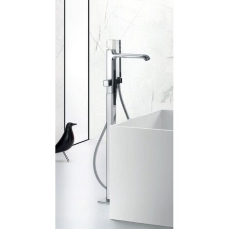 MITIGEUR BAIN DOUCHE SUR PIED ITALY POIGNEE CALACATTA - CRISTINA ONDYNA IT18951CC (1/2)
