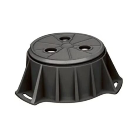 Kinedo – Pied de receveur de douche réglable 6-11 cm – Compatible Kinesurf et Kinerock – Noir – KINPIED11