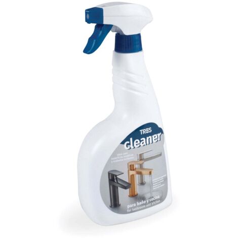 Produit d'entretien pour cuisine nettoyant robinets – Élimine le calcaire et les taches – Formule concentrée – 134100106 – Tres Grifería