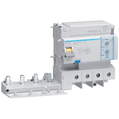Bloc dif 4P 125A réglable AC - BLOCS DIFFERENTIELS HAGER BTC480E (1/5)