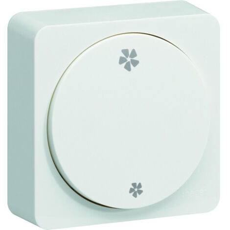 ateha interrupteur va-et-vient ou poussoir VMC complet - HAGER WJC048B