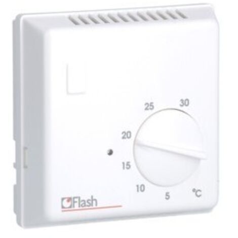 Thermostat ambiance bi-métal gestion de chauffage eau chaude - HAGER 25620