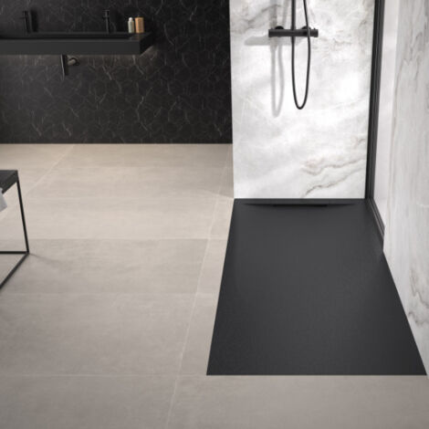 Receveur extra-plat 180x90 Kineline BPC noir - KINEDO RD2009N (1/2)