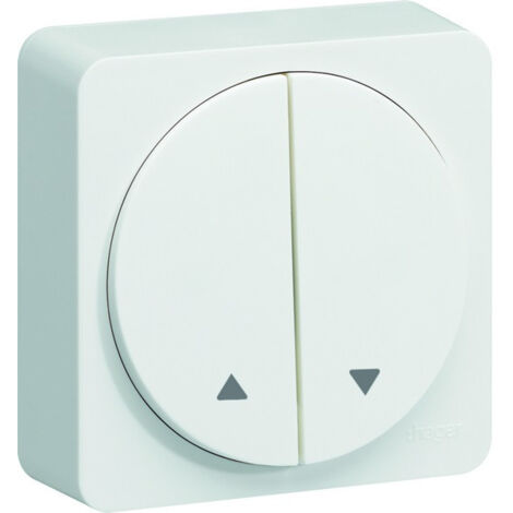 ateha interrupteur volet-roulant complet - HAGER WJC300B
