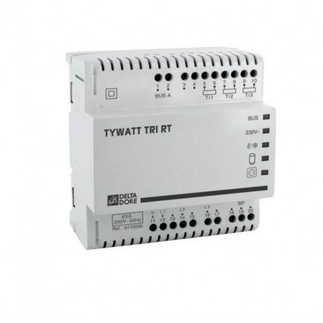 Delta Dore – Indicateur de consommation électrique 12V – Intensité 1.5A – Puissance 18W – Pour chantiers humides et espaces confinés